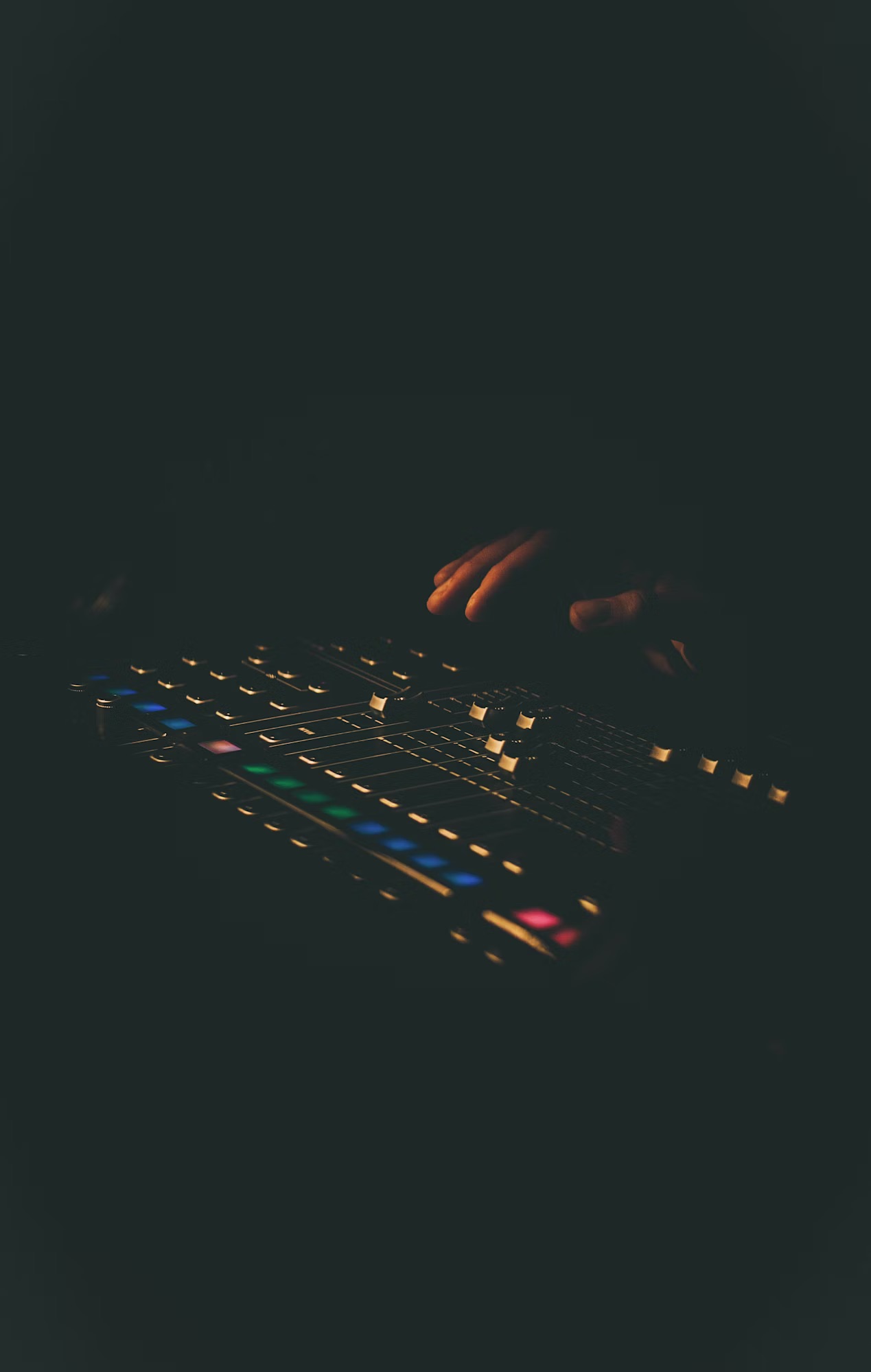 DJ Mixing some turn tables.